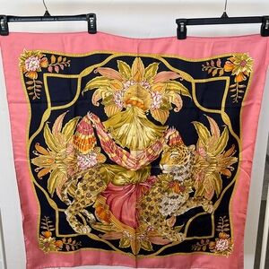 Authentic Ferragamo Silk Scarf